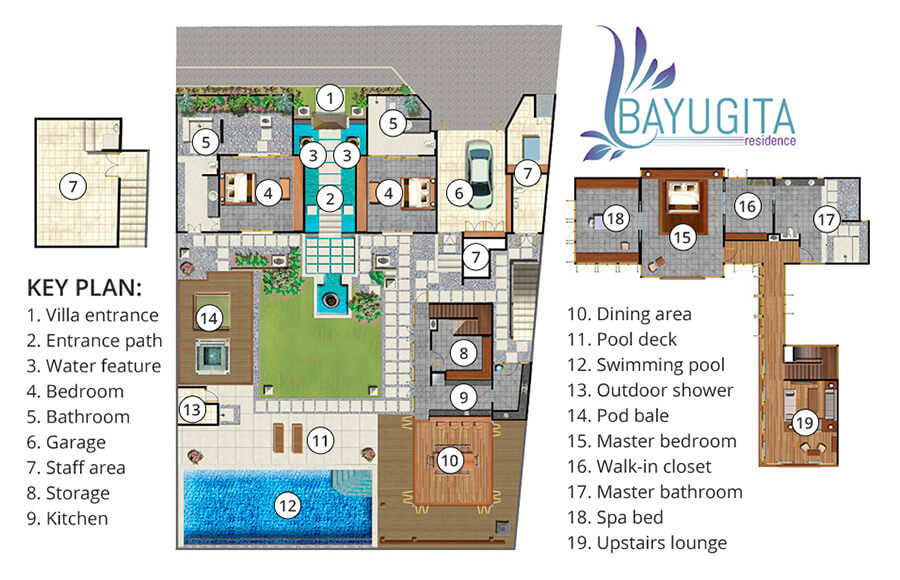 Villa Bayu Gita Residence - Floorplan